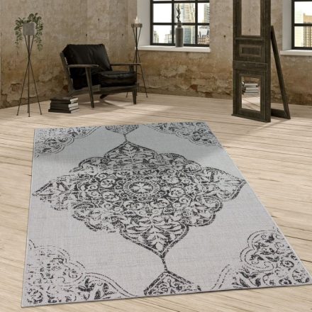 Kültéri és beltéri szőnyeg vintage hatású - szürke 80x150 cm