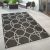 Modern kültéri design szőnyeg - fekete 160x220 cm