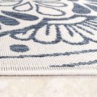 kültéri szőnyeg, vízálló kék keleti mintával 120x170 cm