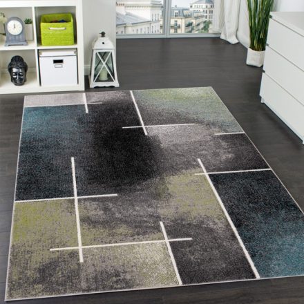 Modern szőnyeg geometria mintás szőnyeg - színes 60x100 cm