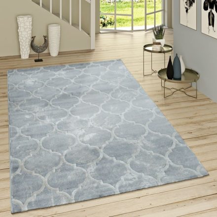 Modern szőnyeg marokkói mintás 3D hatású szőnyeg szürke 60x100 cm