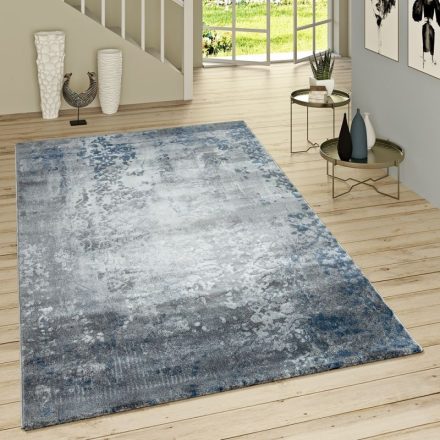 Modern szőnyeg keleti mintával kék-szürke 80x300 cm