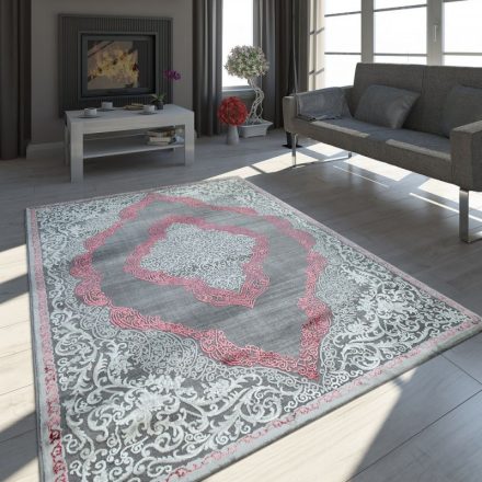 Exclusive vintage szőnyeg keleti design szőnyeg pink 80x300 cm
