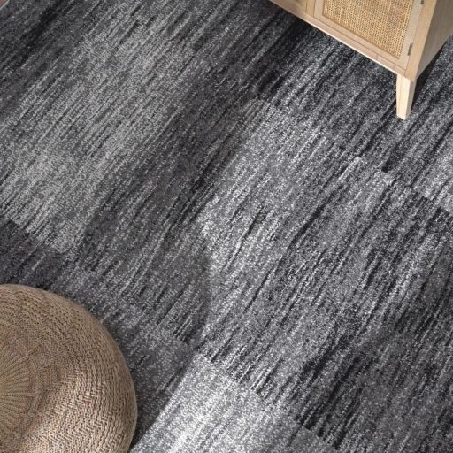 Nagyméretű szőnyeg modern geometriai mintás szőnyeg - szürke 240x340 cm