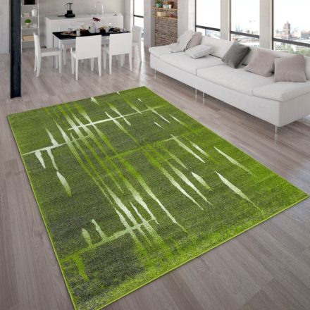 Mandy design szőnyeg rövid szálú art deco motívum zöld 200x280 cm
