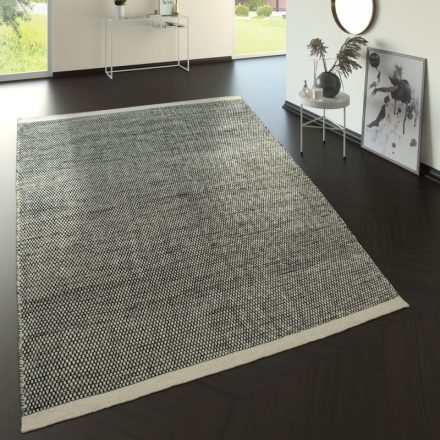 Kézi szövésű gyapjú szőnyeg nappaliba multikolor 70x140 cm