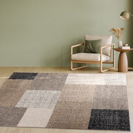 Bezs nagymeretu modern szonyeg nappaliba 200x290 cm