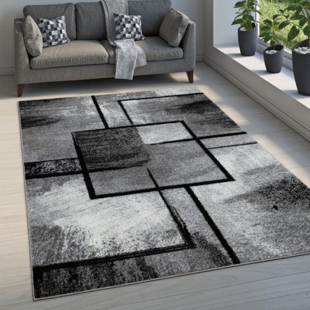 Szürke színátmenetes modern designer szőnyeg absztrakt mintás 60x100 cm