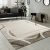 Barna szőnyeg rövid szálú design szőnyeg geometria mintával 240x340 cm