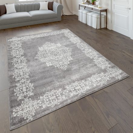 Tilly szürke vintage szőnyeg keleti mintával design szőnyeg 240x340 cm
