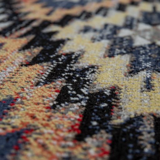 rombusz mintás színes kültéri szőnyeg 80x250 cm