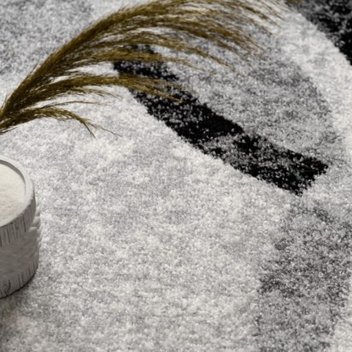 Modern nappali szonyeg - rovid szalu, szurke, 80x150 cm