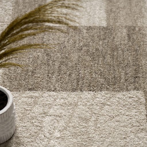 barna-bezs rovid szalu design nappali szonyeg 120x170 cm