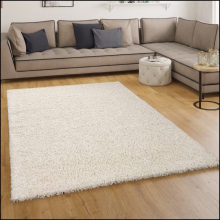 Szonja Shaggy szőnyeg puha hosszú szálú szőnyeg - krém 60x100 cm