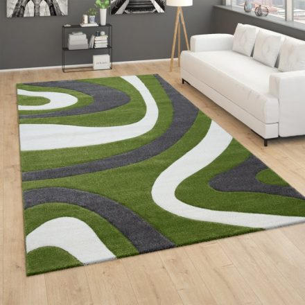 Designer szőnyeg absztrakt mintás szőnyeg - zöld 240x340 cm