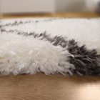 Nagyméretű shaggy szőnyeg bolyhos modern skandináv szőnyeg - krém szőnyeg 200x290 cm