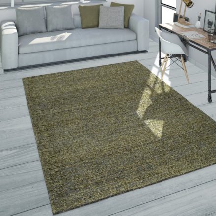 Egyszínű modern szőnyeg melír design nappaliba zöld 200x290 cm