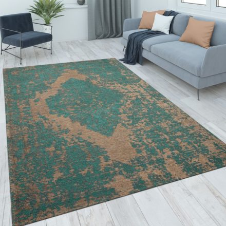 Leila türkiz klasszikus szőnyeg barokk mintával design szőnyeg 200x290 cm