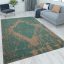 Leila turkiz klasszikus szonyeg barokk mintaval design szonyeg 80x250 cm