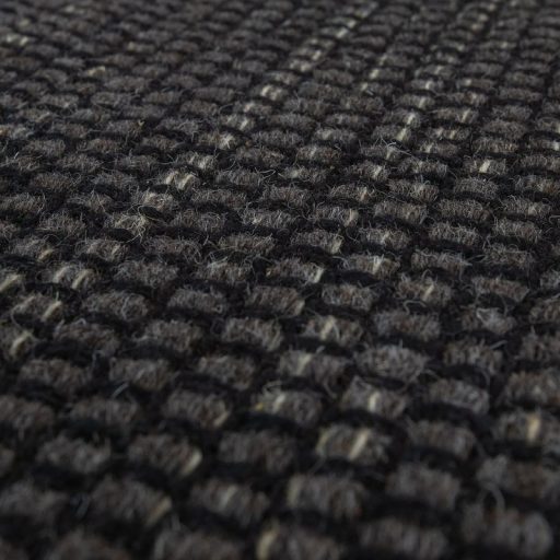 Antracit kézi szövésű gyapjú szőnyeg 60x110 cm