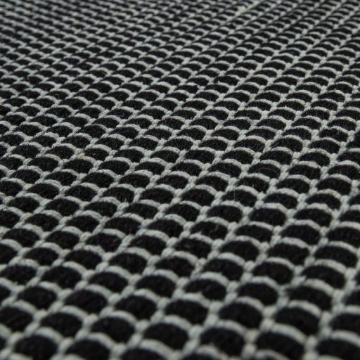 Fekete kézi szövésű nagyméretű gyapjú szőnyeg 200x300 cm
