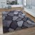Stone Shaggy szőnyeg mozaik szőnyeg szürke 240x340 cm