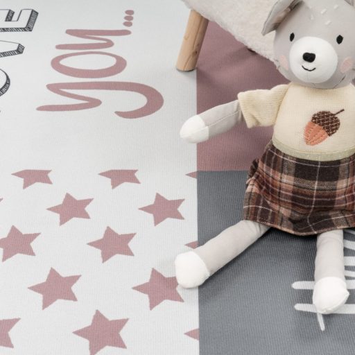 kislany szonyeg rozsaszin gyerekszonyeg 120x160 cm