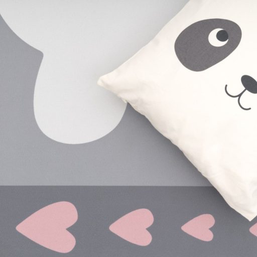 rozsaszin kislany gyerekszonyeg feliratos 140x200 cm