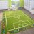 Szőnyeg fiúknak zöld gyerekszőnyeg futballpálya 120x170 cm