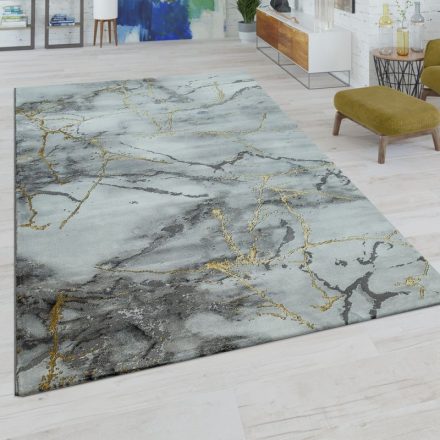 Designer szőnyeg márvány mintával arany 80x150 cm