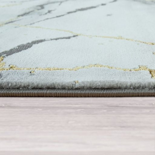 Designer szőnyeg márvány mintával arany 80x150 cm