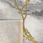 Designer szőnyeg márvány mintával arany 80x300 cm