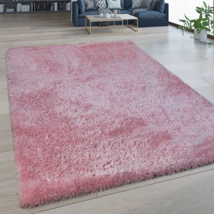 Shaggy szőnyeg puha bolyhos szőnyeg rózsaszín 130x200 cm