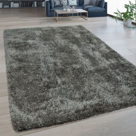Shaggy szőnyeg puha bolyhos szőnyeg szürke 150x220 cm