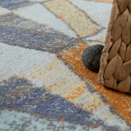 Nagymeretu nappali szonyeg - szines, absztrakt mintas, 200x280 cm