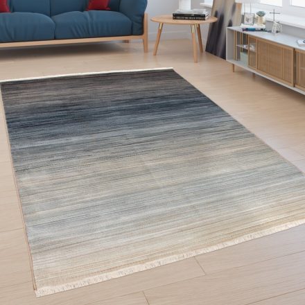 Kék szőnyeg rövid szálú design színátmenetes szőnyeg 80x150 cm