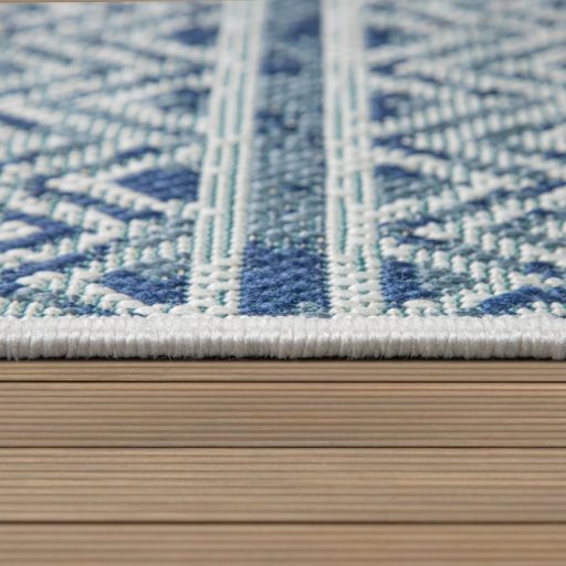 vizallo kek kulteri szonyeg marokkoi mintaval 120x170 cm