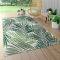 zold kulteri szonyeg modern mintaval teraszra 80x150 cm
