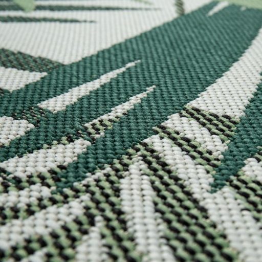 zold kulteri szonyeg modern mintaval teraszra 100x200 cm