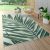 Kültéri és beltéri szőnyeg pálmafa design - zöld 60x110 cm