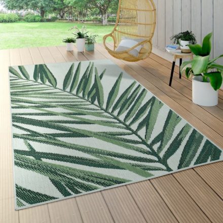 Kültéri és beltéri szőnyeg pálmafa design - zöld 100x200 cm