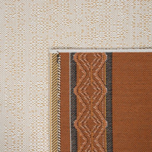 krem kulteri szonyeg teraszra geometria mintaval 160x230 cm