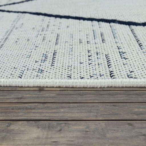 lapos szovesu feher kulteri szonyeg teraszra 80x150 cm