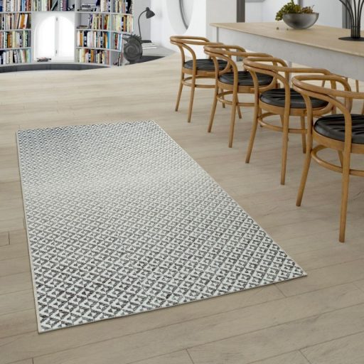 lapos szovesu szurke kulteri szonyeg teraszra 80x150 cm