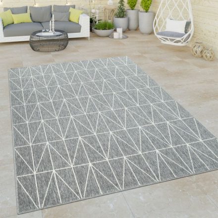Kültéri szőnyeg skandináv stílusú - szürke szőnyeg 200x290 cm