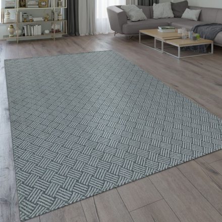 Szürke modern szőnyeg lapos szövésű design szőnyeg 60x100 cm