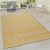 Kültéri és beltéri szőnyeg ethno design sárga 160x220 cm