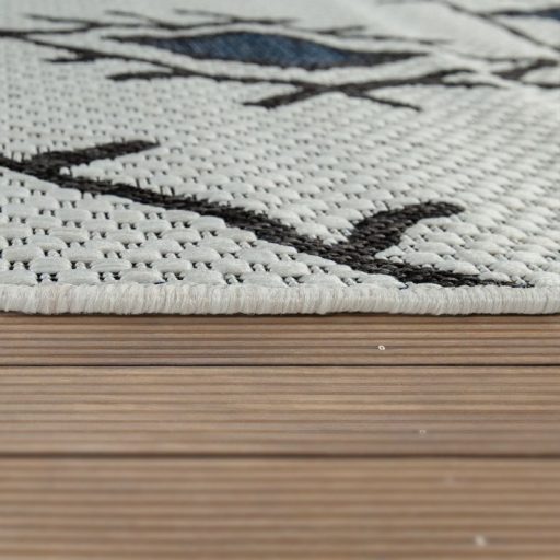 kek kulteri szonyeg ethno mintaval 160x220 cm