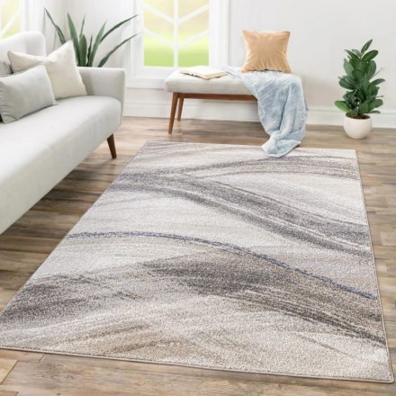 Modern szőnyeg nappaliba pasztel absztrakt - bézs szőnyeg 160x220 cm