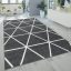 Nagymeretu modern szonyeg gyemant mintaval - antracit 240x320 cm